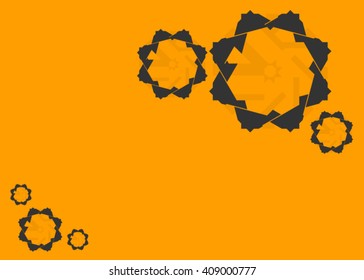 Vector abstract creative business card. Modern, simple & luxury standard business card design with sharp corners. Abstract business background - vector