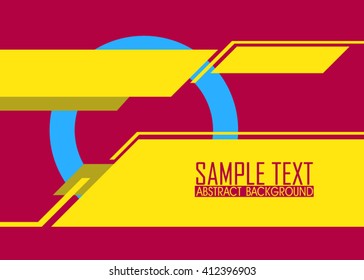 Vector abstract creative business card. Modern, simple & luxury standard business card design with sharp corners. Abstract business background - vector