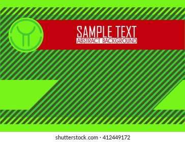 Vector abstract creative business card. Modern, simple & luxury standard business card design with sharp corners. Abstract business background - vector
