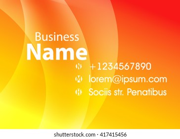 Vector abstract creative business card. Modern, simple & luxury standard business card design with sharp corners. Abstract business background - vector