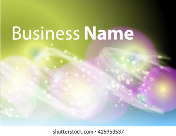 Vector abstract creative business card. Modern, simple & luxury standard business card design with sharp corners. Abstract business background - vector