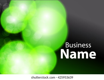 Vector abstract creative business card. Modern, simple & luxury standard business card design with sharp corners. Abstract business background - vector