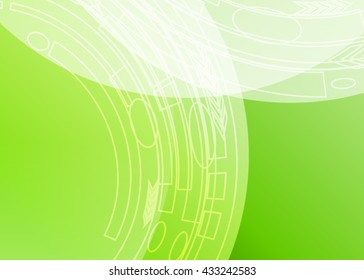 Vector abstract creative business card. Modern, simple & luxury standard business card design with sharp corners. Abstract business background - vector