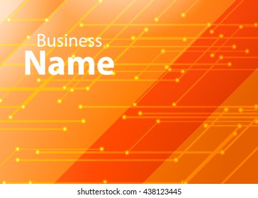Vector abstract creative business card. Modern, simple & luxury standard business card design with sharp corners. Abstract business background - vector