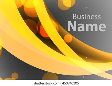 Vector abstract creative business card. Modern, simple & luxury standard business card design with sharp corners. Abstract business background - vector