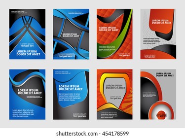 Vector abstract creative business card

