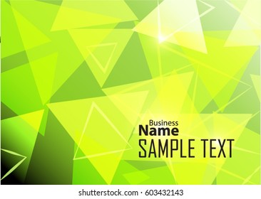 Vector abstract creative business card. Modern, simple & luxury standard business card design with sharp corners. Abstract business background - vector