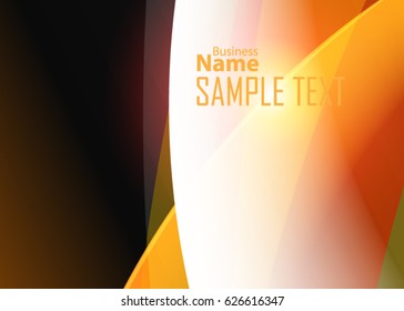Vector abstract creative business card. Modern, simple & luxury standard business card design with sharp corners. Abstract business background - vector