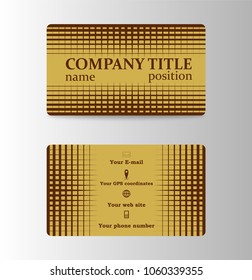 Vector abstract creative business cards (set template)