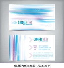 Vector abstract creative business cards