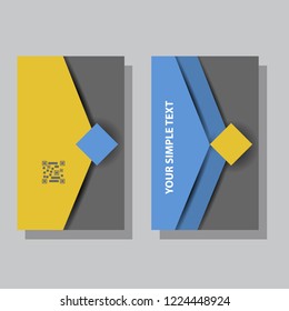Vector abstract creative business cards