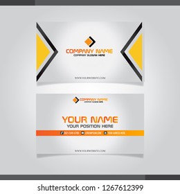 Vector abstract creative business cards (set template)