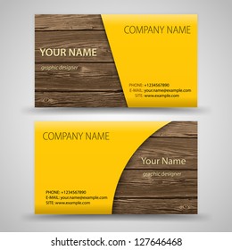 Vector abstract creative business cards (set template)