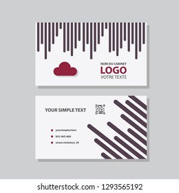 Vector abstract creative business cards