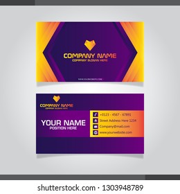 Vector abstract creative business cards (set template)