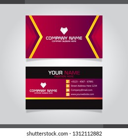 Vector abstract creative business cards (set template)
