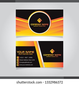 Vector abstract creative business cards (set template)