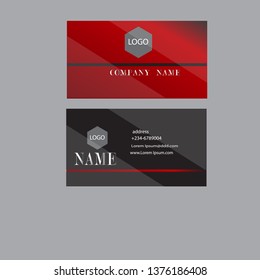 Vector abstract creative business cards