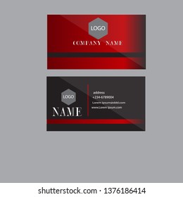 Vector abstract creative business cards