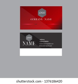 Vector abstract creative business cards