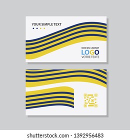 Vector abstract creative business cards