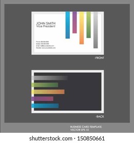 Vector abstract creative business cards 
