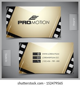 Vector abstract creative business cards (set template)