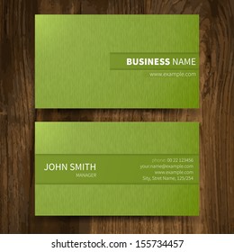 Vector abstract creative business cards (set template)