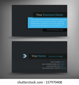 Vector abstract creative business cards (set template)