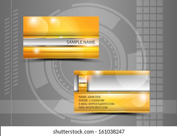 Vector abstract creative business cards (set template) 