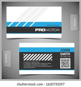 Vector abstract creative business cards (set template)
