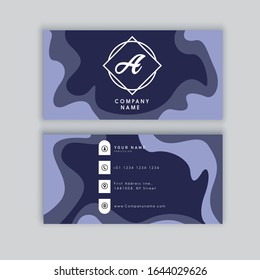 Tarjetas de visita creativas abstractas vectoriales, pasos 10