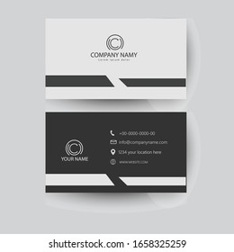 Vector abstract creative business cards, visiting card (set template)