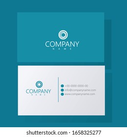 Vector abstract creative business cards, visiting card (set template)