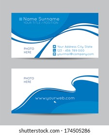Vector abstract creative business cards