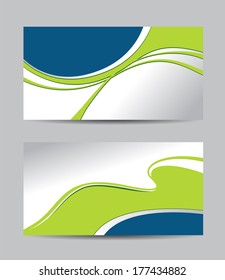 Vector abstract creative business cards