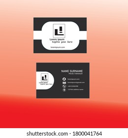 Tarjetas de visita creativas abstractas de vectores