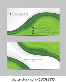 Vector abstract creative business cards