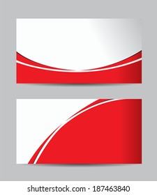 Vector abstract creative business cards