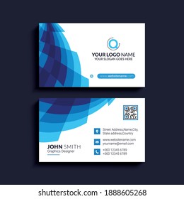 Vector abstract creative business cards Flat Design Vector Illustration