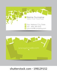 Vector abstract creative business cards