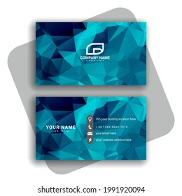 Vector abstract creative business cards vector