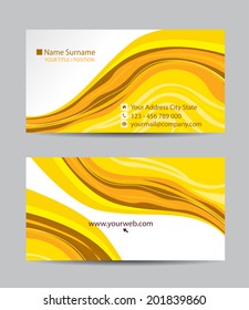 Vector abstract creative business cards