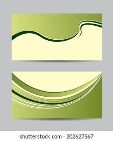 Vector abstract creative business cards