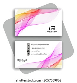 Vector abstract creative business cards vector