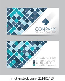 Vector abstract creative business cards