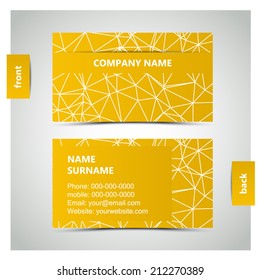 Vector abstract creative business cards