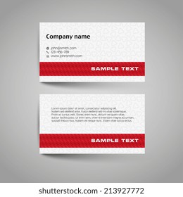 Vector abstract creative business cards. Set template