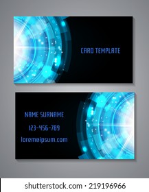 Vector abstract creative business cards
