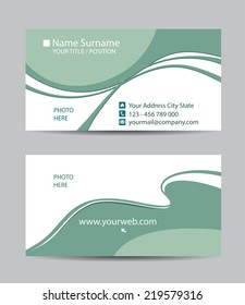 Vector abstract creative business cards